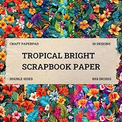 Scrapbook paper tropical for sale  Delivered anywhere in UK