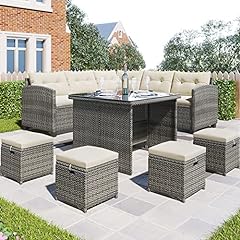 Merax rattan garden for sale  Delivered anywhere in Ireland