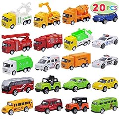 Used, JOYIN 20 Piece Pull Back Cars, Die Cast Metal Toy Cars, for sale  Delivered anywhere in USA 