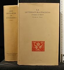 Letteratura italiana storia usato  Spedito ovunque in Italia 