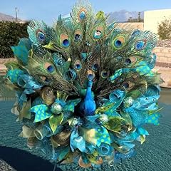 Peacock wreaths front for sale  Delivered anywhere in USA 