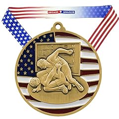 Wrestling patriotic medal for sale  Delivered anywhere in USA 