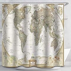 Map shower curtains for sale  Delivered anywhere in USA 