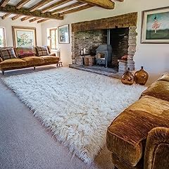 Flokati shaggy wool for sale  Delivered anywhere in UK