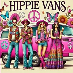 Hippie vans coloring for sale  Delivered anywhere in UK