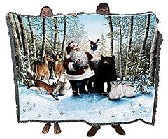 Santa forest blanket for sale  Delivered anywhere in USA 
