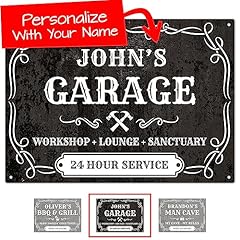 Custom garage sign for sale  Delivered anywhere in USA 
