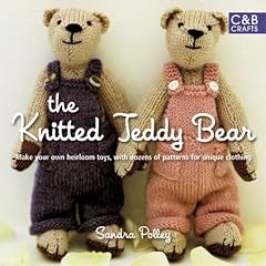 Knitted teddy bear for sale  Delivered anywhere in UK