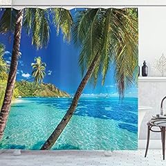 Ambesonne ocean shower for sale  Delivered anywhere in USA 
