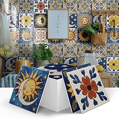 12pcs moroccan tile for sale  Delivered anywhere in UK