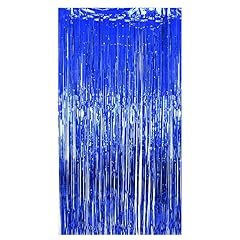 Blue foil curtain for sale  Delivered anywhere in UK