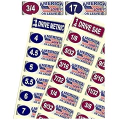 Patriotic socket labels for sale  Delivered anywhere in USA 