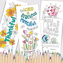 Christian colouring bookmarks for sale  Delivered anywhere in UK