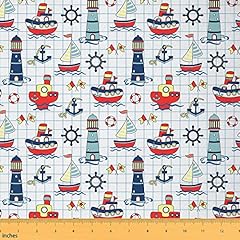 Lighthouse decorative fabric for sale  Delivered anywhere in USA 