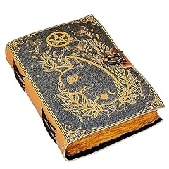 Grimoire journal leather for sale  Delivered anywhere in UK