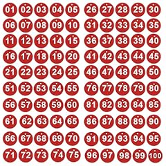 100 plastic number for sale  Delivered anywhere in UK