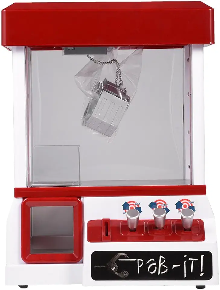 Zerodis Mini-grijpmachine Candy Dolls Grabber Elektronische muzikale knuffels Catcher Slot Machine voor kinderen tweedehands  