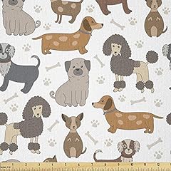 Lunarable pets fabric for sale  Delivered anywhere in USA 