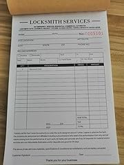 Locksmith receipt book for sale  Delivered anywhere in USA 