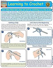 Learning crochet quickstudy for sale  Delivered anywhere in USA 