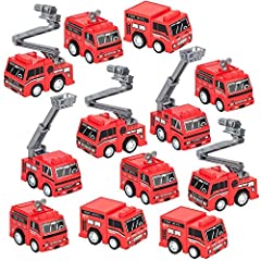 ArtCreativity Mini Pullback Fire Engine Toy Trucks,, used for sale  Delivered anywhere in USA 