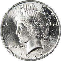 1923 peace dollar for sale  Delivered anywhere in USA 