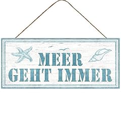 Schild meer geht gebraucht kaufen  Wird an jeden Ort in Deutschland