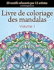 Livre coloriage mandalas d'occasion  Livré partout en Belgiqu