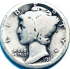 1916 mercury silver for sale  Delivered anywhere in USA 