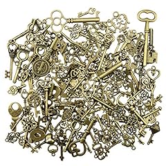 150Pcs Antique Skeleton Key Charms Pendants for Crafting for sale  Delivered anywhere in Canada