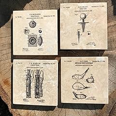 Golf patents coaster for sale  Delivered anywhere in USA 
