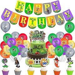 Plants zombies birthday for sale  Delivered anywhere in UK