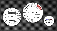 White tachometer speedometer for sale  Delivered anywhere in UK