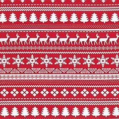 Red nordic christmas for sale  Delivered anywhere in UK