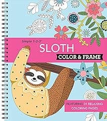 Color frame sloth for sale  Delivered anywhere in USA 