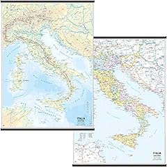 Carta geografica murale usato  Spedito ovunque in Italia 