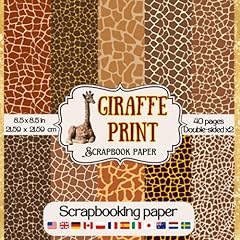 Giraffe print scrapbook gebraucht kaufen  Wird an jeden Ort in Deutschland
