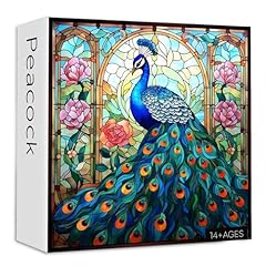 Stained glass peacock for sale  Delivered anywhere in USA 