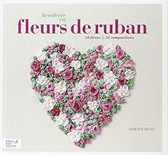 Broderie fleurs ruban d'occasion  Livré partout en France