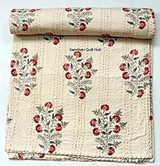 Indian floral kantha for sale  Delivered anywhere in USA 