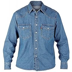 Mens denim shirt for sale  Delivered anywhere in Ireland