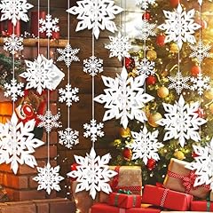 30pcs hanging snowflake for sale  Delivered anywhere in USA 