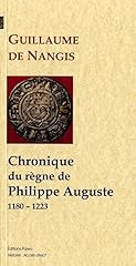 Chronique philippe auguste d'occasion  Livré partout en France