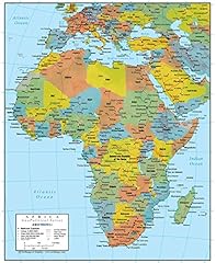 Africa wall map for sale  Delivered anywhere in USA 