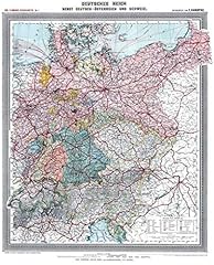Historische karte deutsches gebraucht kaufen  Wird an jeden Ort in Deutschland