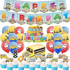 School bus birthday for sale  Delivered anywhere in UK