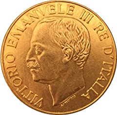 Usato, qingfeng 1922-1923 Moneta Italiana 100 Lire Rame Puro Placcato Oro Dollaro Argento Antico Moneta Artigianale usato  Spedito ovunque in Italia 