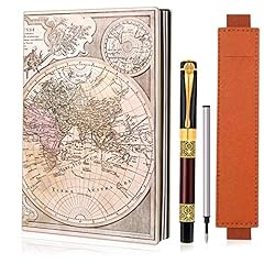 Leather writing journal for sale  Delivered anywhere in UK