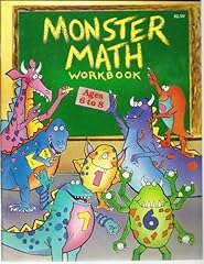 Monster math workbook usato  Spedito ovunque in Italia 