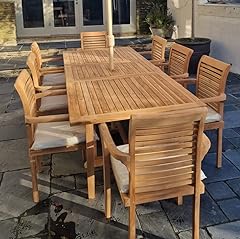 Teak garden furniture for sale  Delivered anywhere in UK
